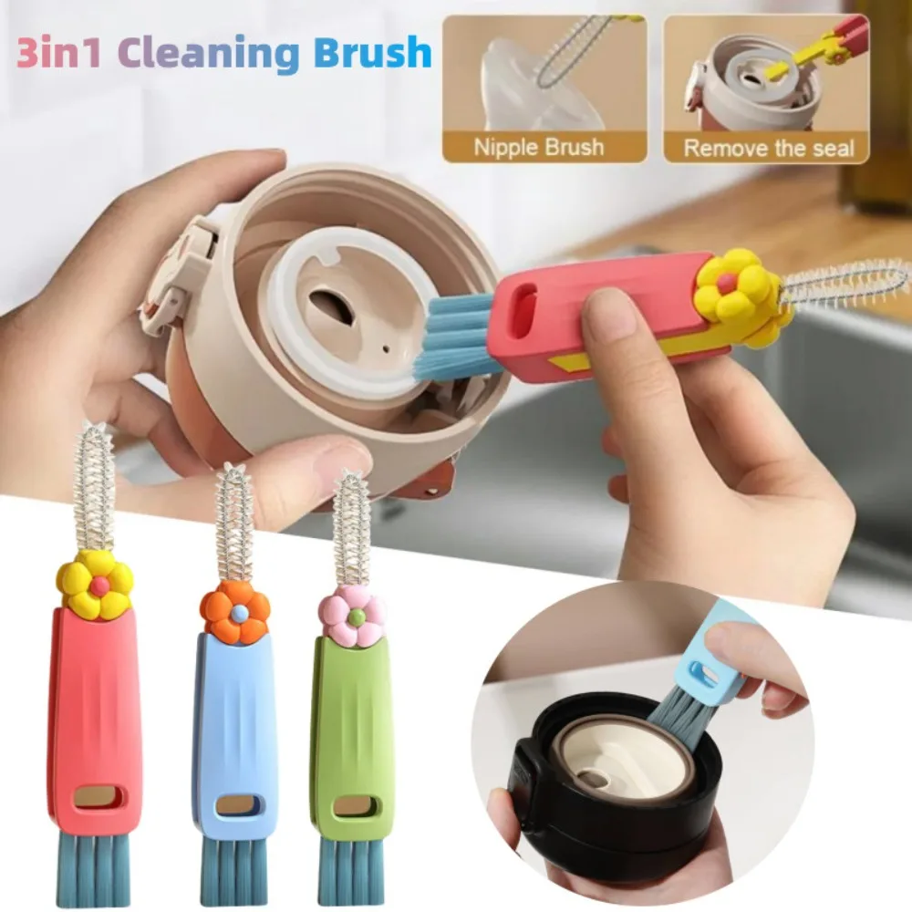 

New PP Cleaning Brush Multifunctional Cleaning Tool Cup Brush Gap Cleaner Bottle Cleaning