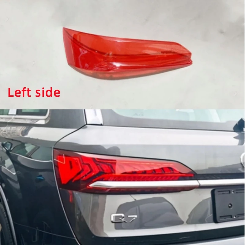 

For AUDI Q7 2020 2021 2022 2023 Taillight Shell Replacement Brake lights Lens Taillight Glass Auto Rear Shell Cover