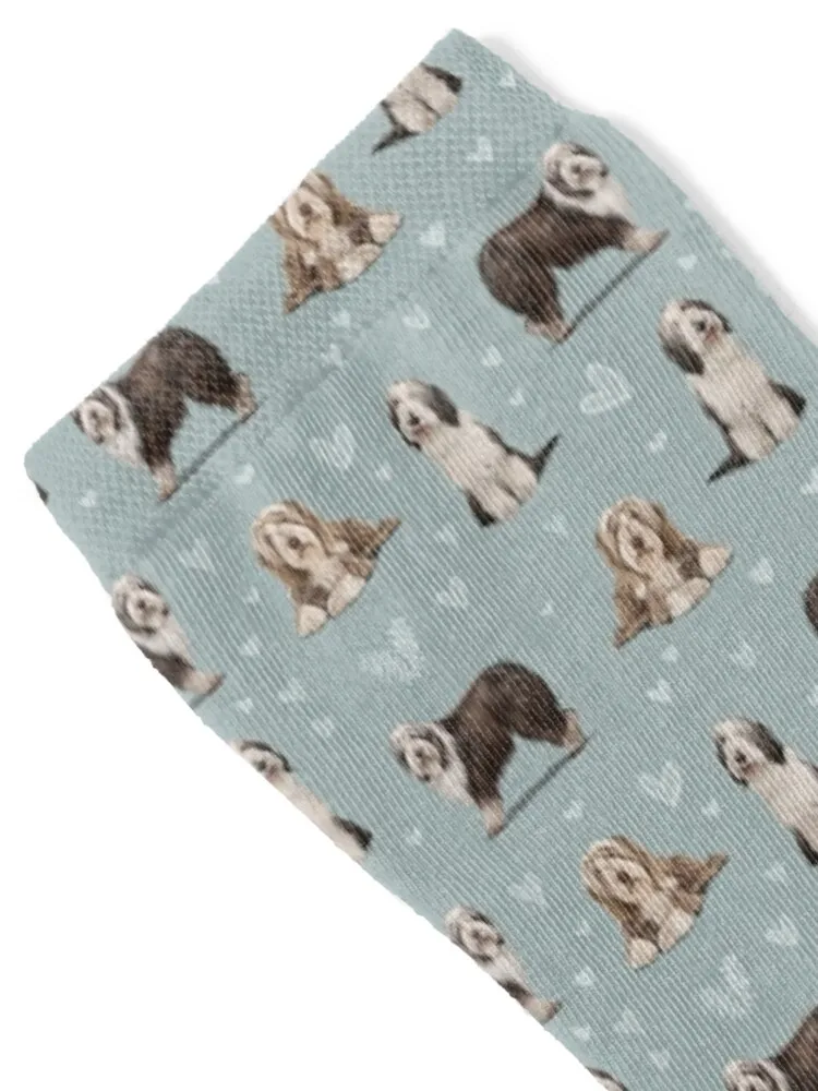 The Bearded Collie Dog Socks