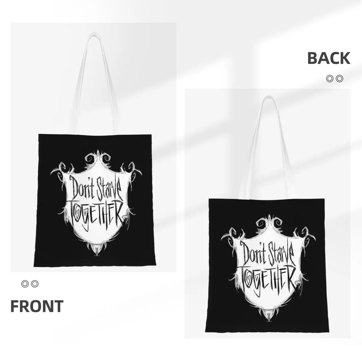 Don T Starve Together Boodschappentassen Opvouwbaar canvas De draagtas Meisjes schoudertas Reishandtas