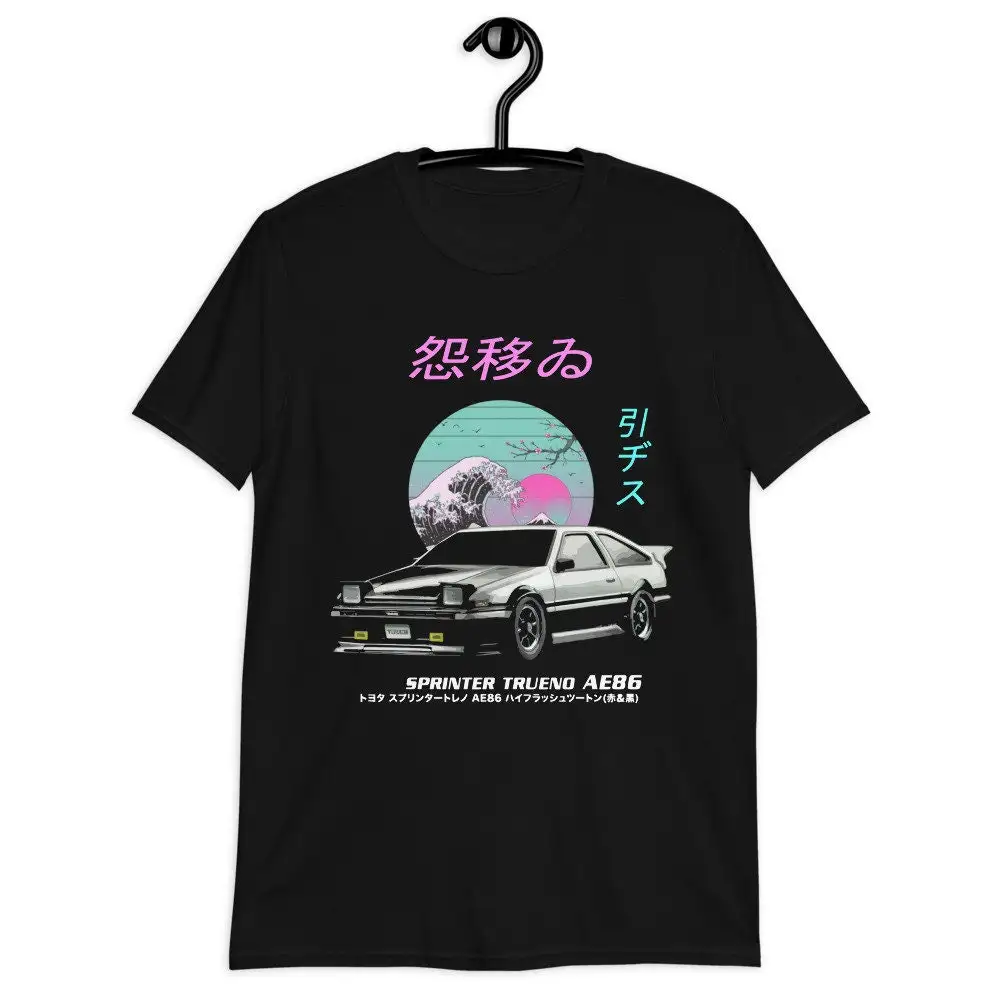 Sprinter Trueno AE86 Vaporwave JDM Tuner Car Drift Street Racing T Shirt