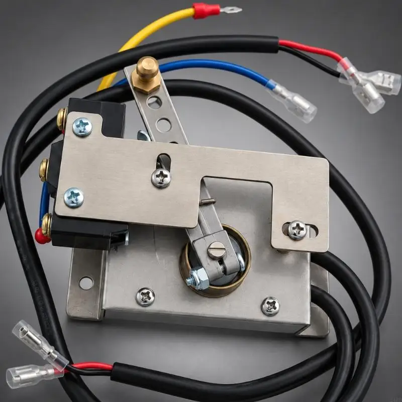 Golf Cart Speed Control Assembly with Metal Base Plate, Mechanical Lever System, and Attached Wiring for Golf Cart 24BD