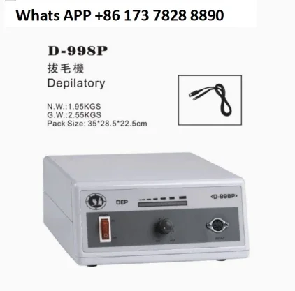 Nuovo Arrivo Dolore Meno Pinzette Elettriche Rimuovere Depilatorio Corpo Viso Epilatore Onda Ad Alta Frequenza Dispositivo di Rimozione Dei Capelli D998P