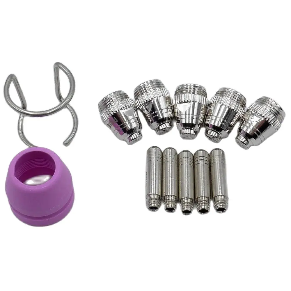 CUT60 CUT 60 AG-60 SG-55 High Frequency Pilot Arc Torch Tip Electrode Shield Spacer Kit