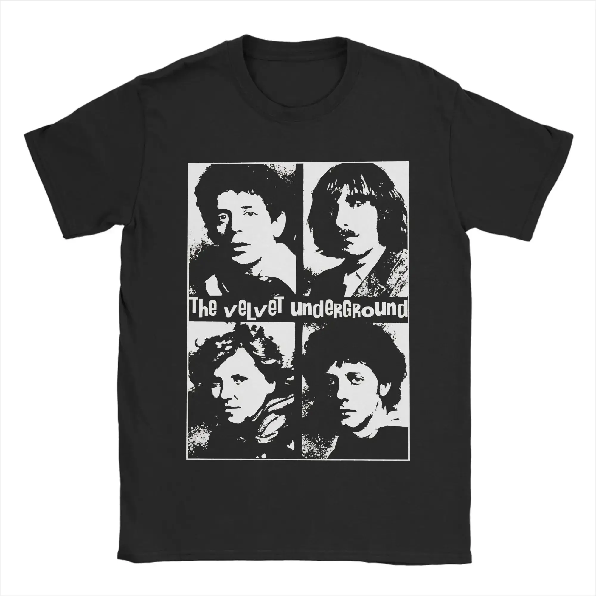 Hip-Hop-Mode Oversize Neues Print-T-Shirt Legende Rockband The Velvet Underground Poster-Print T-Shirt Punk Casual Streetwear – Detail 10