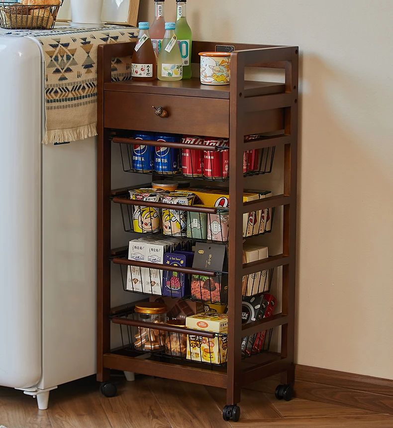 

Kitchen Multifunctional Shelf Floor-to-ceiling Household Seasoning Cabinet Multi-layer