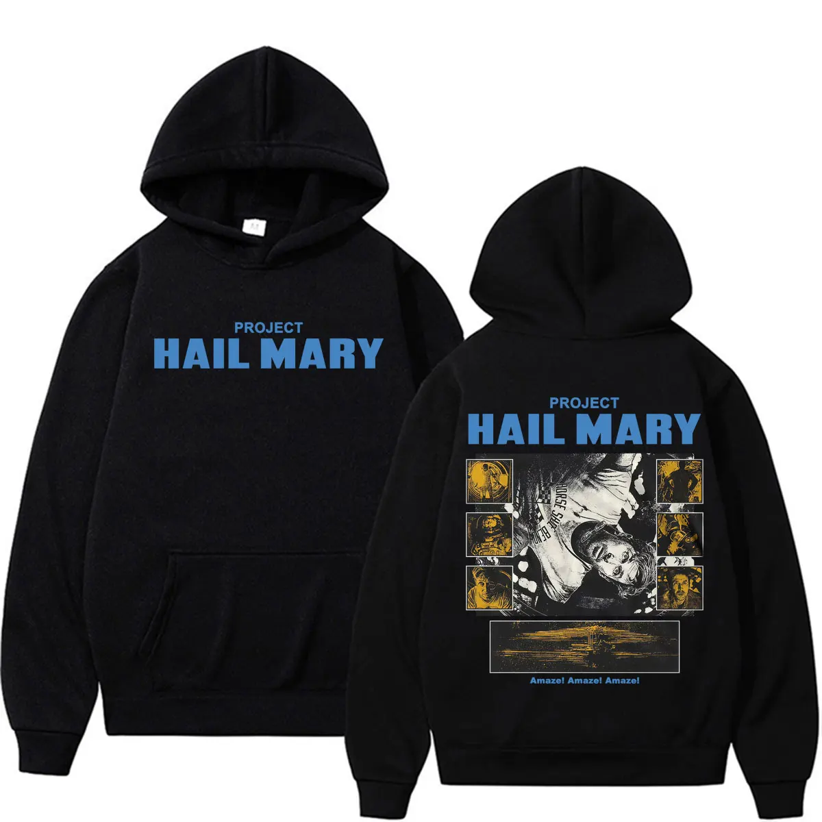 Project Hail Mary Ryan Gosling 2026 Movie Hoodies Men Women Fashion Harajuku High Street Sweatshirts Autumn Fleece Casual Hooded