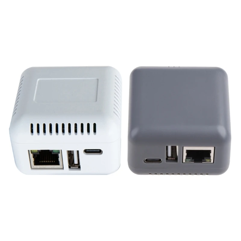 

1PC NP330 Net-work USB 2.0 Print Server USB2.0 Mini Printer Server 100Mbps RJ45 Connection for Androids Phones Computer