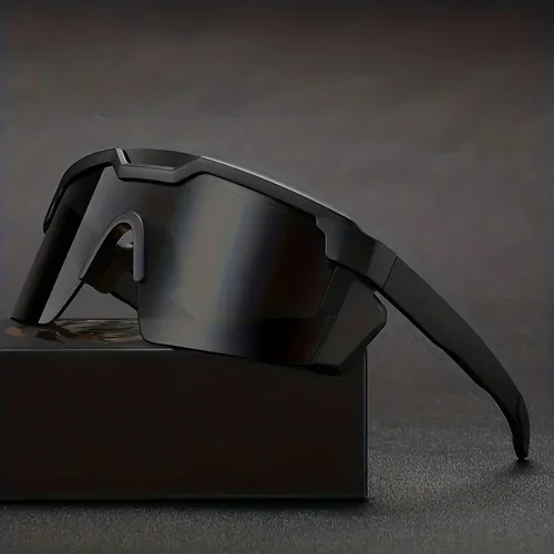 Imagen 1 del producto Gafas de sol de ciclismo con protección UV, gafas de sol a prueba de viento para bicicleta para hombres y mujeres, lentes polarizadas para exteriores, gafas deportivas para bicicleta