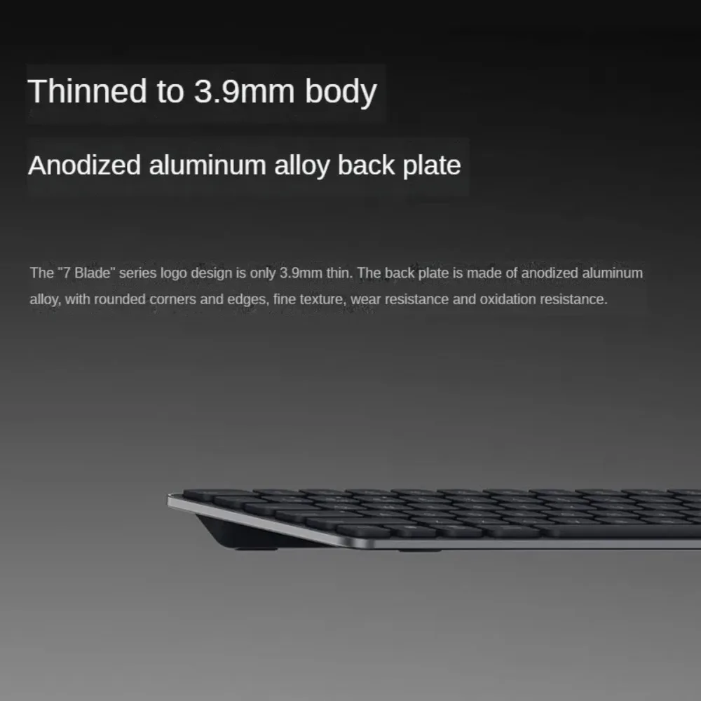 RAPOO E9300G 99 Keys Wireless Bluetooth Multimode Office Keyboard Long-endurance Ultra-thin and Compact Portable Laptop Keyboard