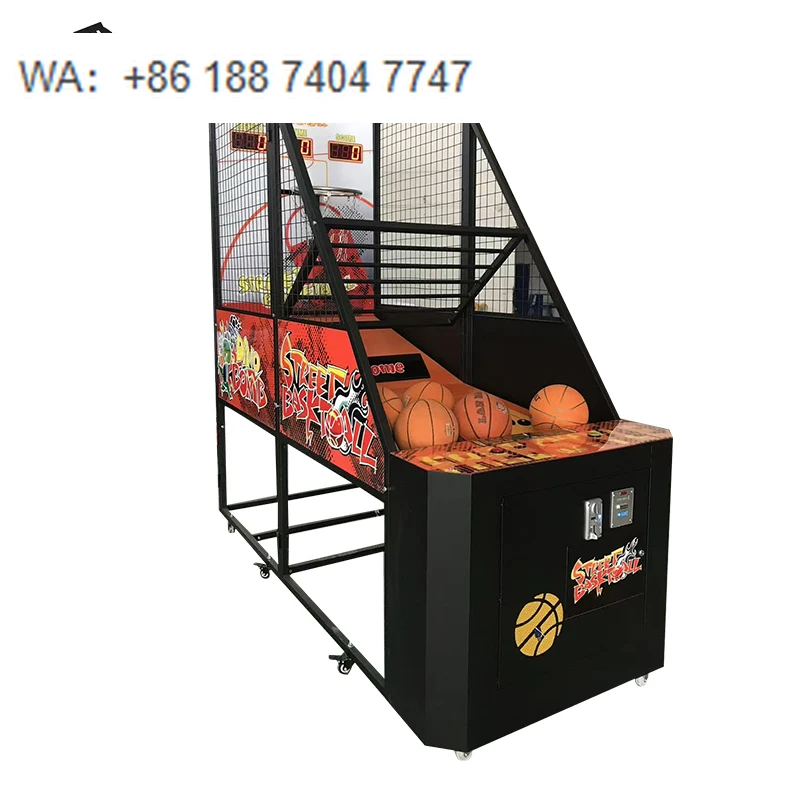 

New Coin Operated Indoor Amusement Center New Electronic Basketball Machine Factory Direct Street Basketball Arcade Game Machine