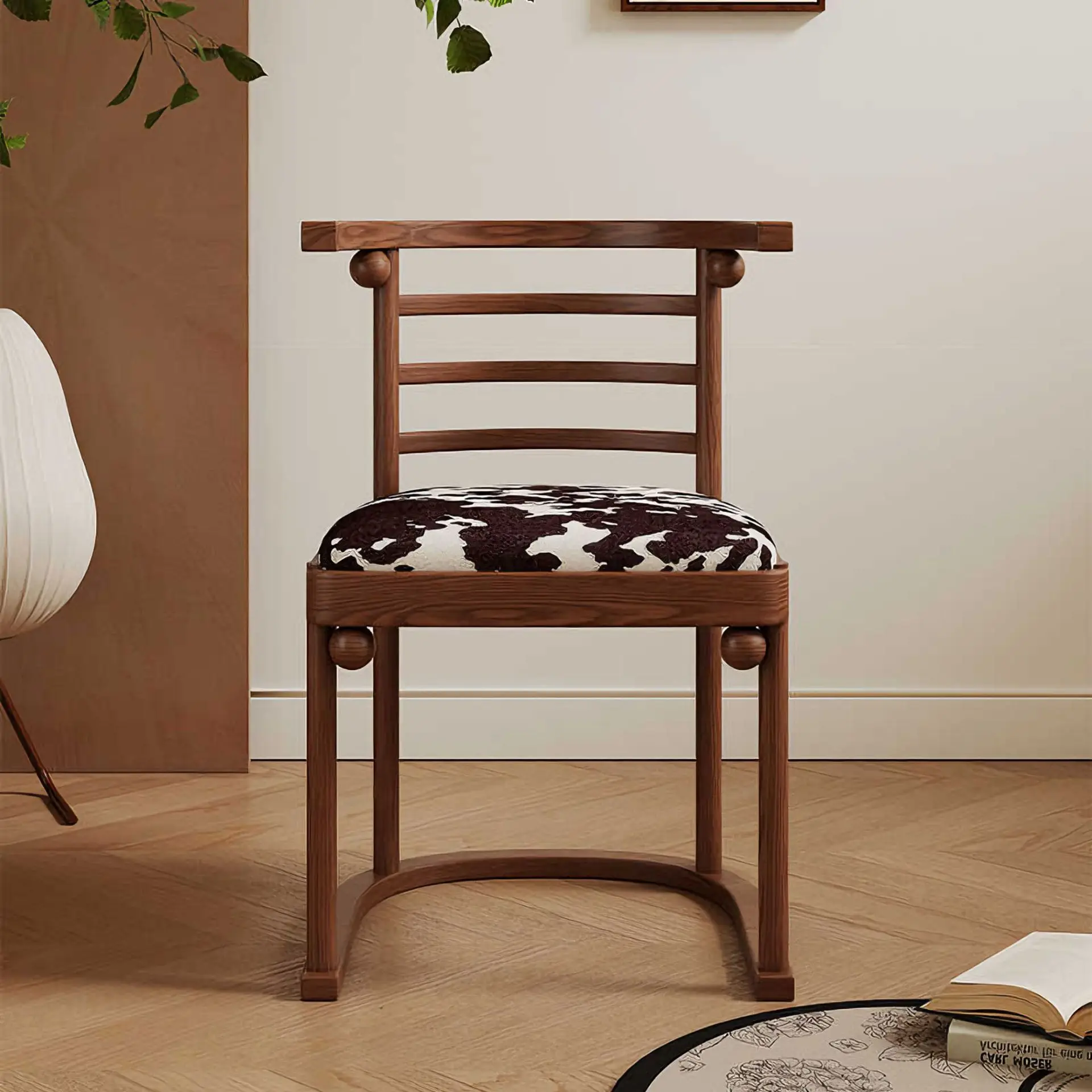 Wohnzimmer Esszimmer Café Freizeit Stuhl Rückenlehne Nische Designer Stuhl