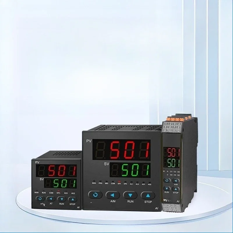 Intelligent temperature digital display meter multi-function pressure flow voltage current single measurement display alarm