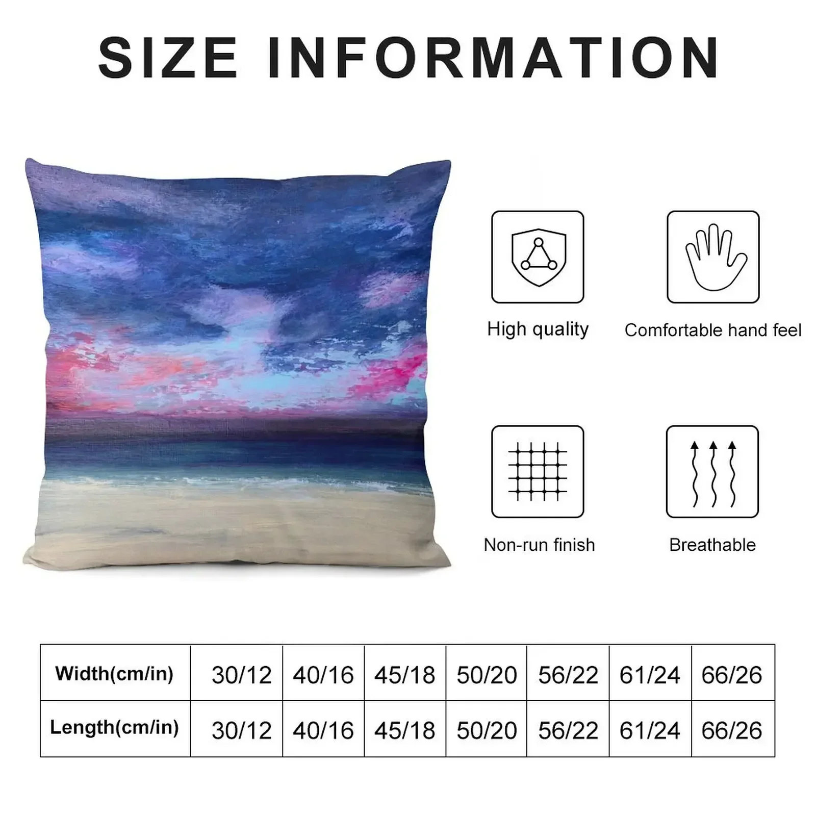 Purple Skies, Outer Hebrides, Scotland Throw Pillow covers for pillows Decorative pillowcase pillow