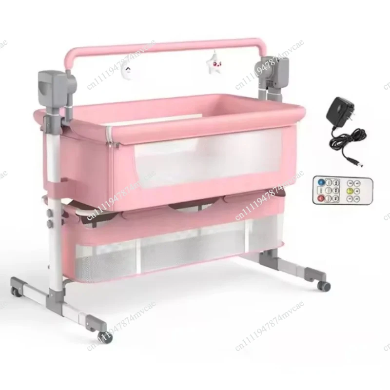 Wholesale Multifunction Portable Modern Adjustable Height Kid Child Bed Mosquito Net Bedside Sleeper Baby Crib for New Born