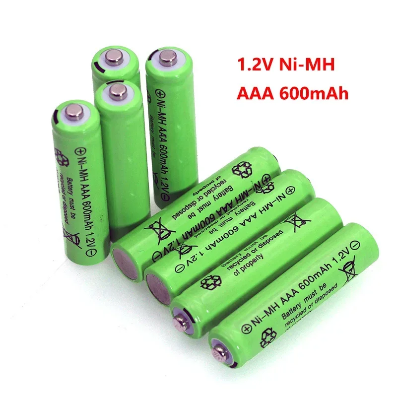 1.2v 600mah aaa ni-mh baterias nimh bateria recarregável 1.2v ni-mh aaa para carro de controle remoto elétrico brinquedo carro controle remoto