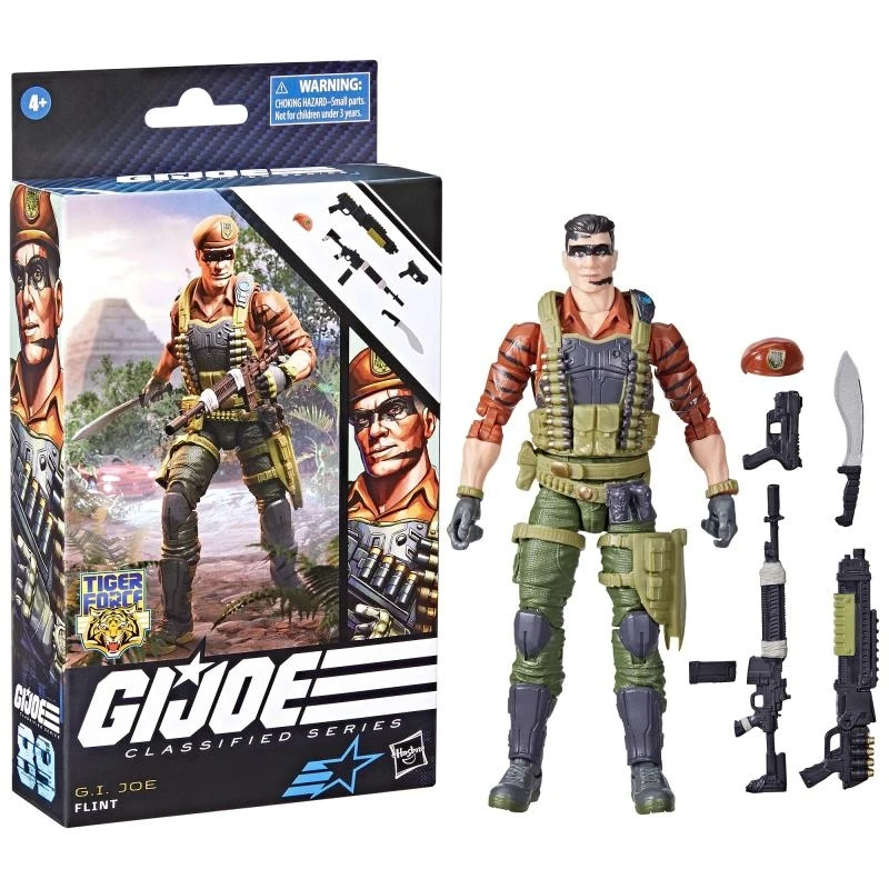 Spot Goods Hasbro G.I. Joe Classified Series Tiger Force Flint Bazooka Action Figure Model Gift Toy Collection for Kid Model Kit