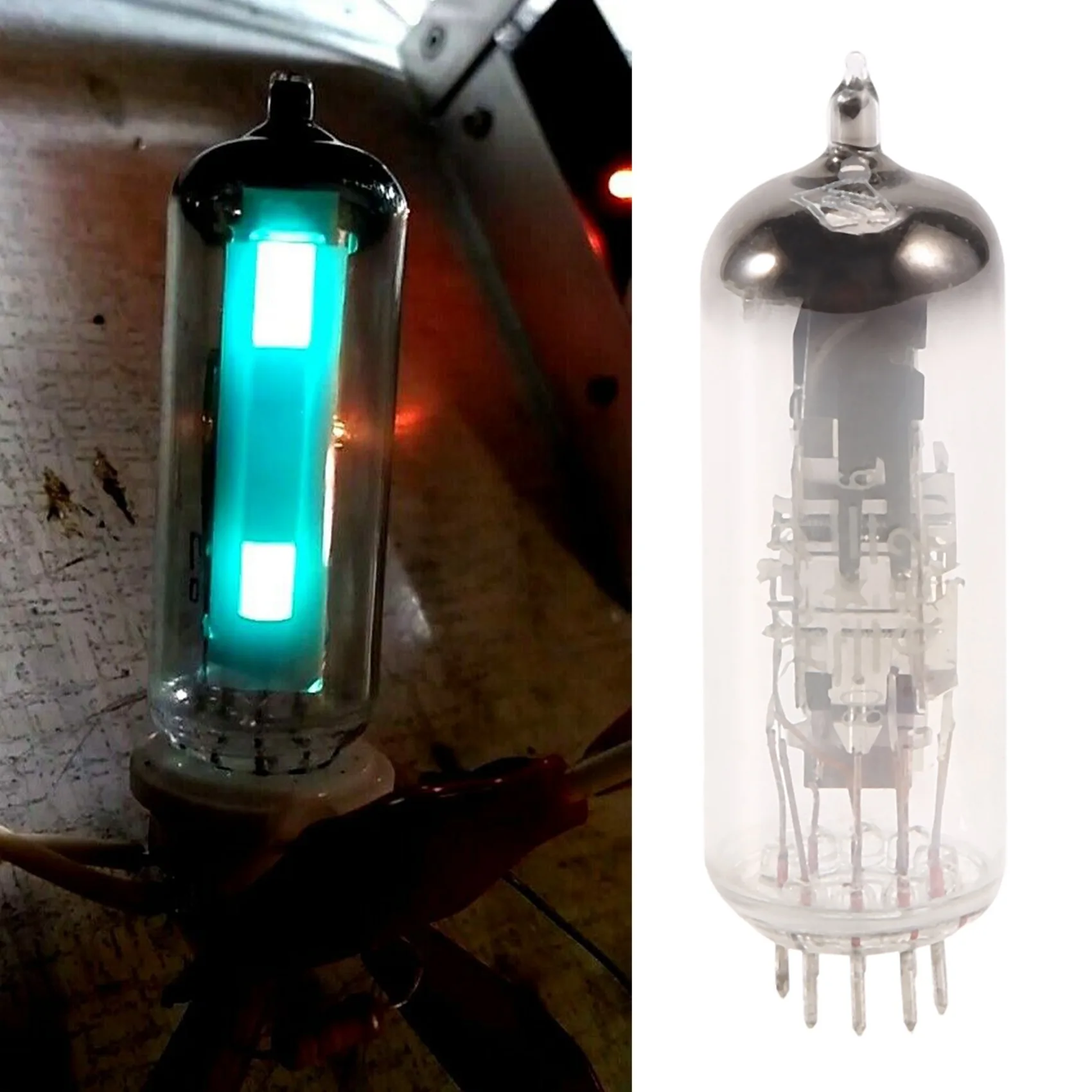 真空アンプバルブ、電子インジケーターチューブ、em84を交換して増幅スピーカーを強化、音質、2個