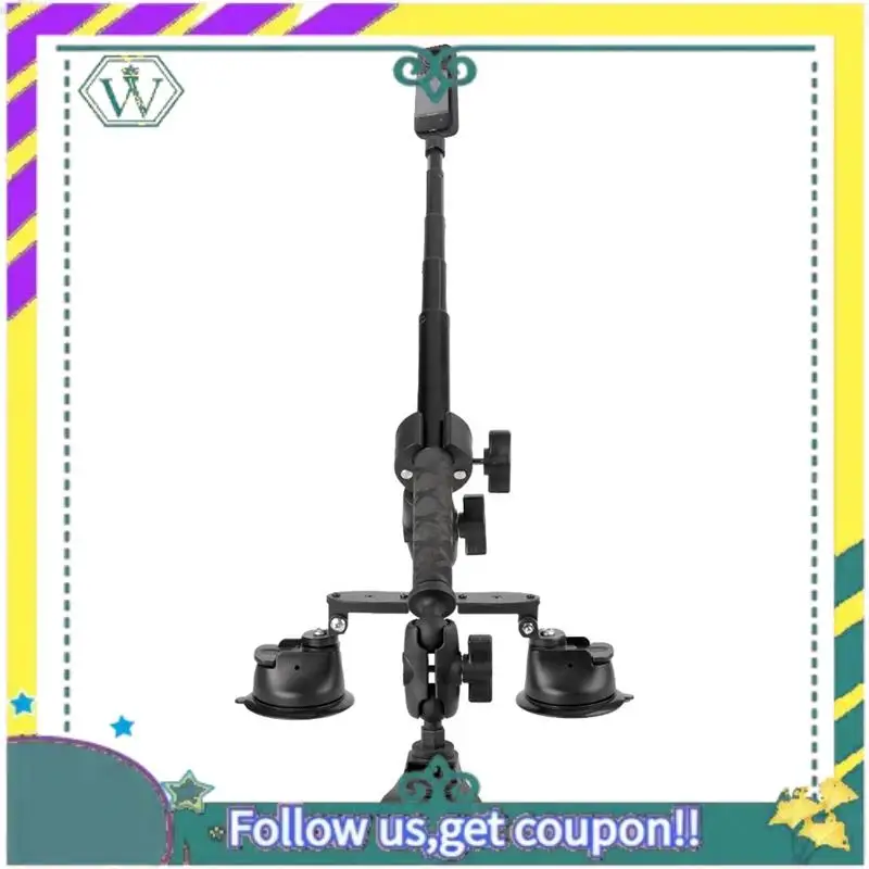 

NEW Car Suction Cup Mount Kit With Invisible Selfie Stick Ball Head Adapter For Insta360 X4 X3 Action Camera Accessories