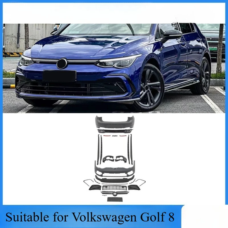 

Подходит для Volkswagen Golf 8 Pro, модифицированный комплект кузова переднего бампера Rline