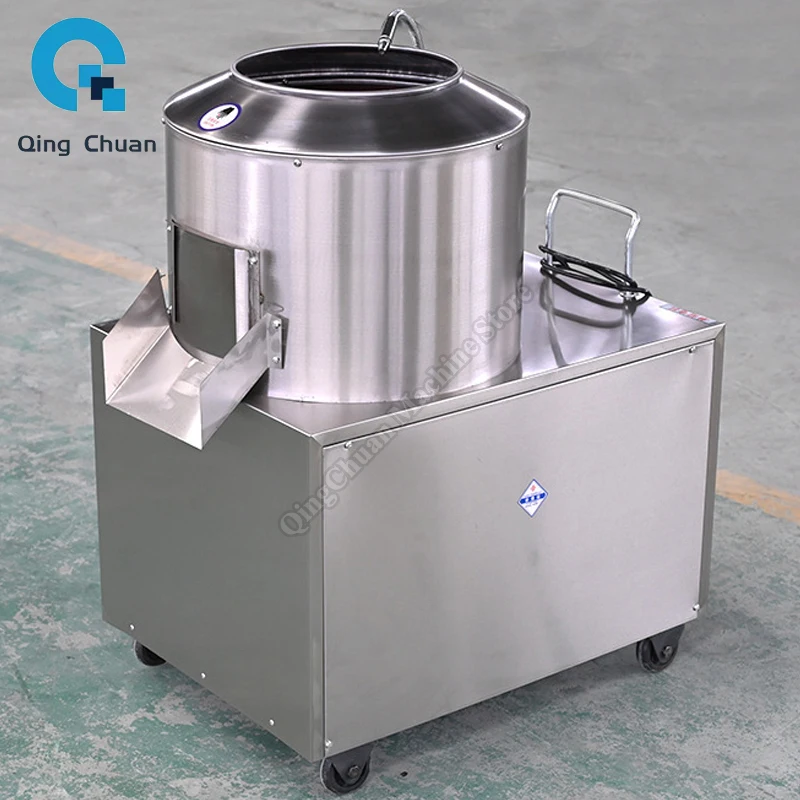 

Промышленная машина для очистки картофеля для столовых, ресторанов, школ, полностью автоматическая, с функцией очистки и шелушения, доставка морем