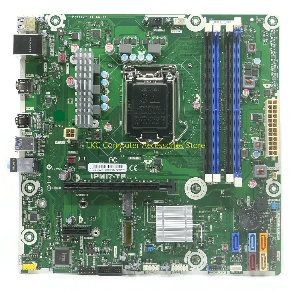 Neues original für hp neid 799926 phoenix 799926 desktop-motherboard IPM17-TP z170 lga1151 76577-001 77086-0001 ddr4 mb 601 getestet