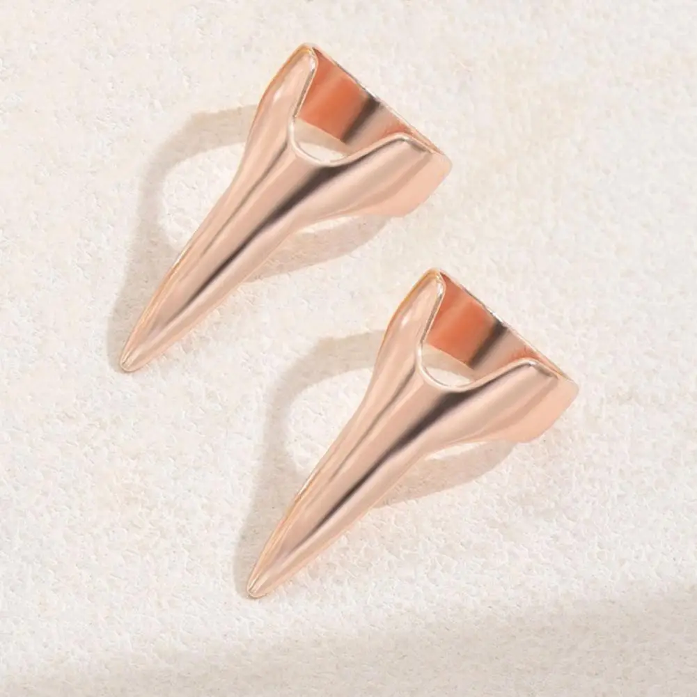 Halloween Rings Halloween Punk Rock Style Adjustable Metal Claws Rings Set for Cosplay Holiday Party 2 Pairs Fingertip