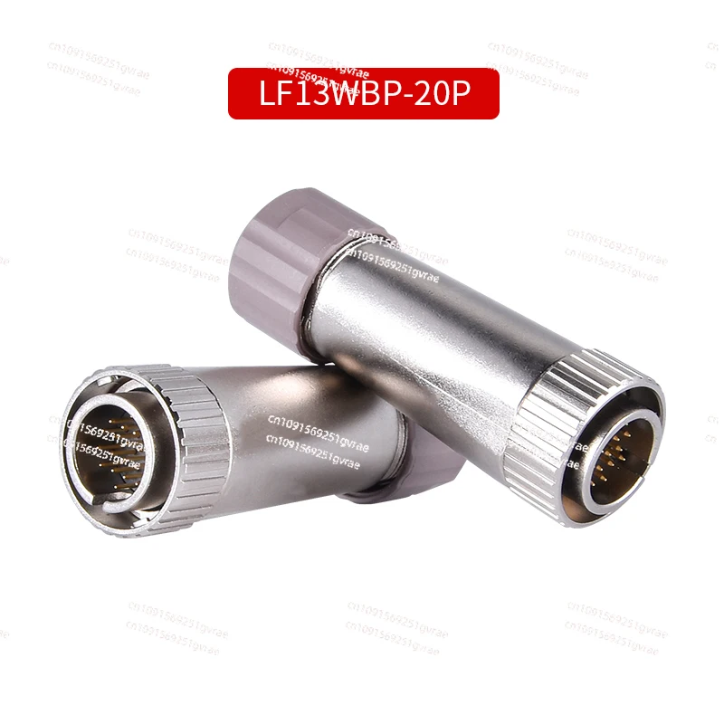 LF13WBP-20S Compatible Aviation Plug 20-pin Waterproof and Dustproof Round Connector