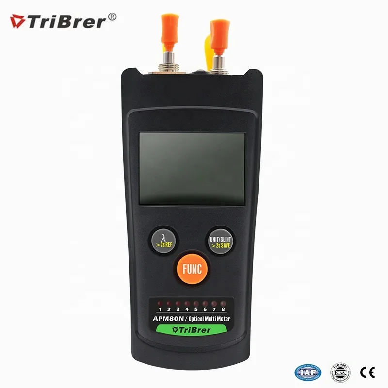 TriBrer Smart Optical Multimeter Fiber Multi Meter 5 in 1 APM80N with OPM, VFL, RJ11/45 Tester, LED Light