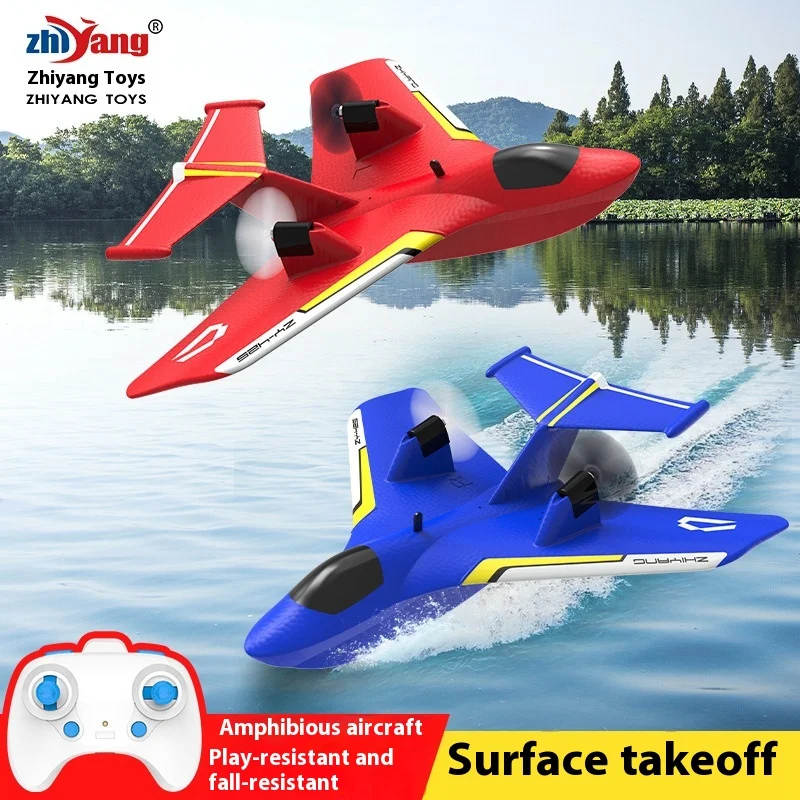 Zy-425 Op afstand bestuurbaar vliegtuigmodel voor land, water en lucht, water met vaste vleugel, valbestendig vliegtuigen, speelgoedcadeau