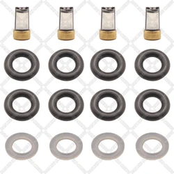 4set For 0280156426 Great Wall M2 M4 Cool Bear Ling Ao C20R GW4G15 C30 Fuel Injector Service Repair Kit Filters Orings Grommets