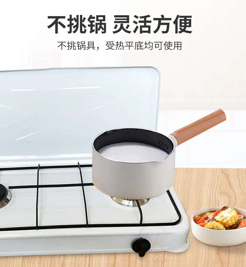 European Style Double Burner Gas Stove with Lid Multifunctional Desktop Cooker DAB