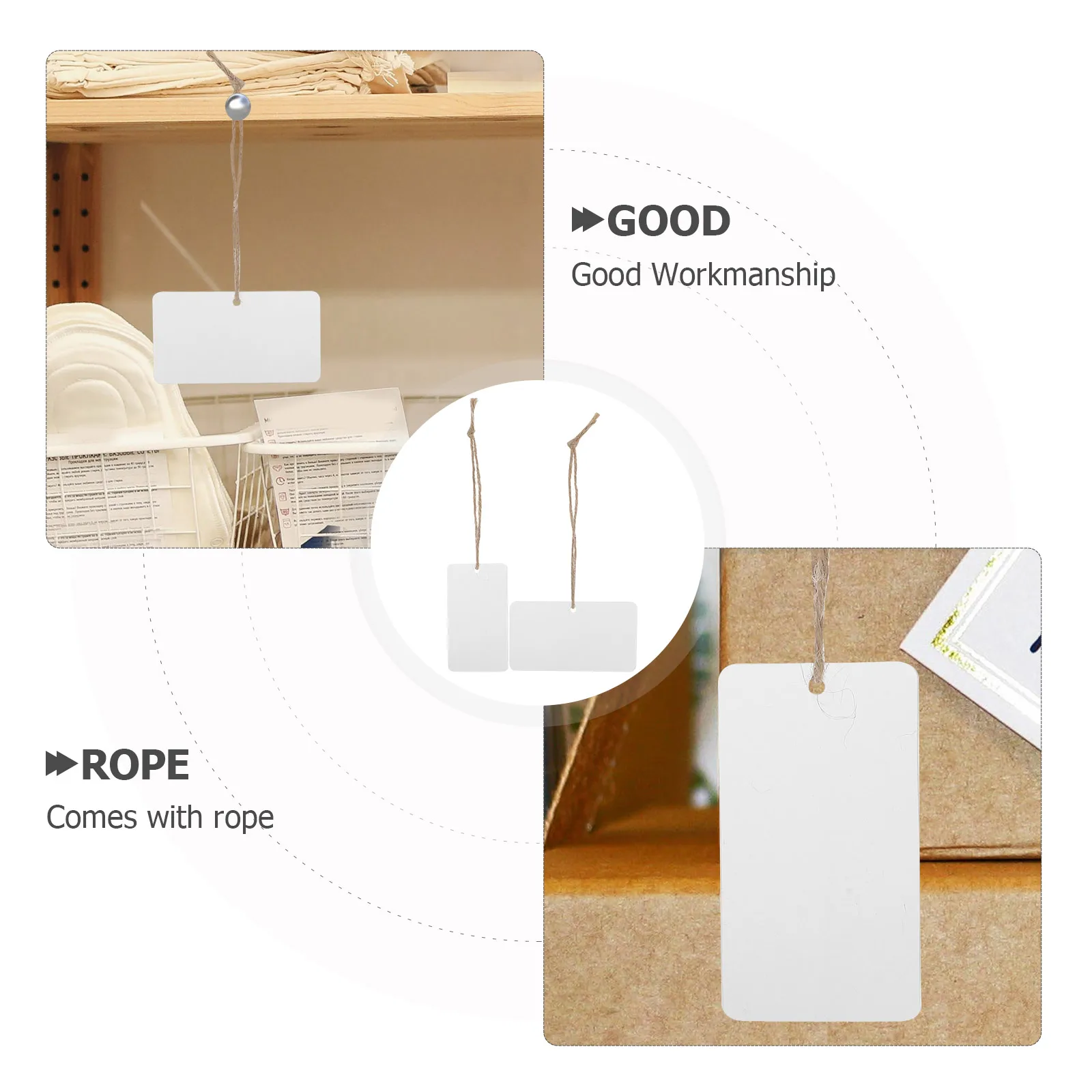 

20 Sets Pantry Labels for Containers Acrylic Basket Tags Hanging Storage Markers Food