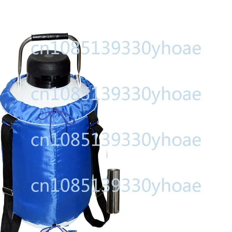 Liquid nitrogen tank 10 liters portable small frozen essence container frozen storage bottle bucket