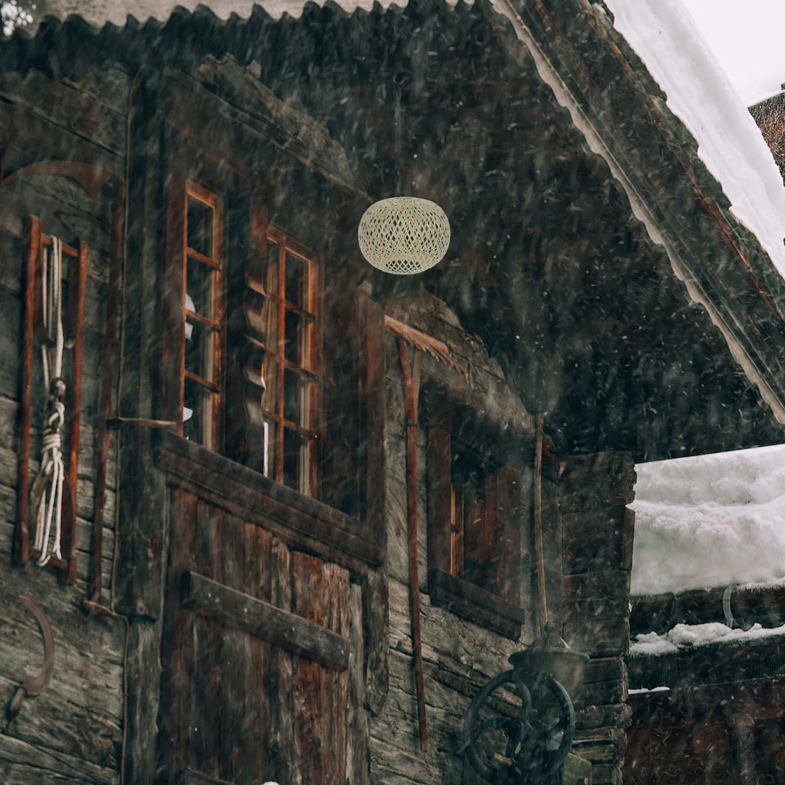 

1Pcs Bamboo Woven Lampshade Simple Style Chinese Style Lamp Cover Accessory Decorative Diffuse Lighting Warm Bedroom Lamp Shade