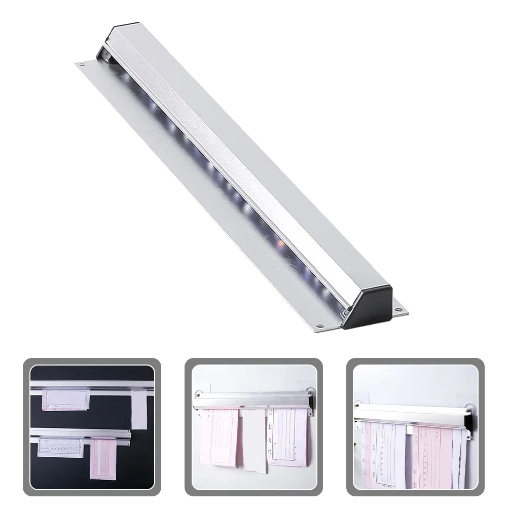 

Kitchen Check Holder Slide Aluminum Alloy Wall-Mounted Restaurant Bill Order Receipt Ticket Rack Kitchen Check Holder