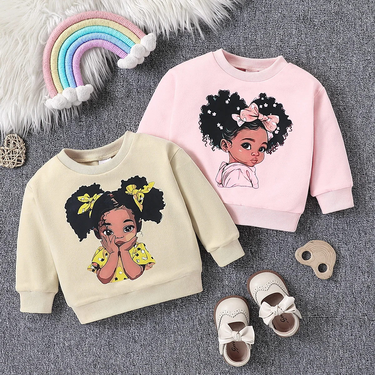 Girls 2-Piece Set Cute Cartoon - Anime Merch Hoodie recension och pris