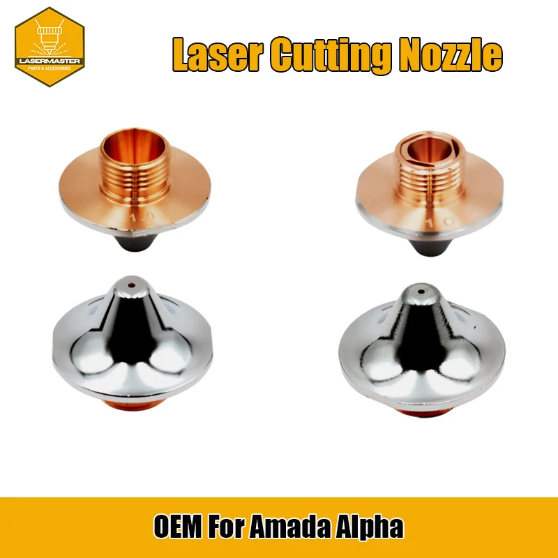 

Single Double Layers Chrome For Amada Fiber Laser Nozzle D25 H20 M12 Caliber 0.8mm-4.0mm