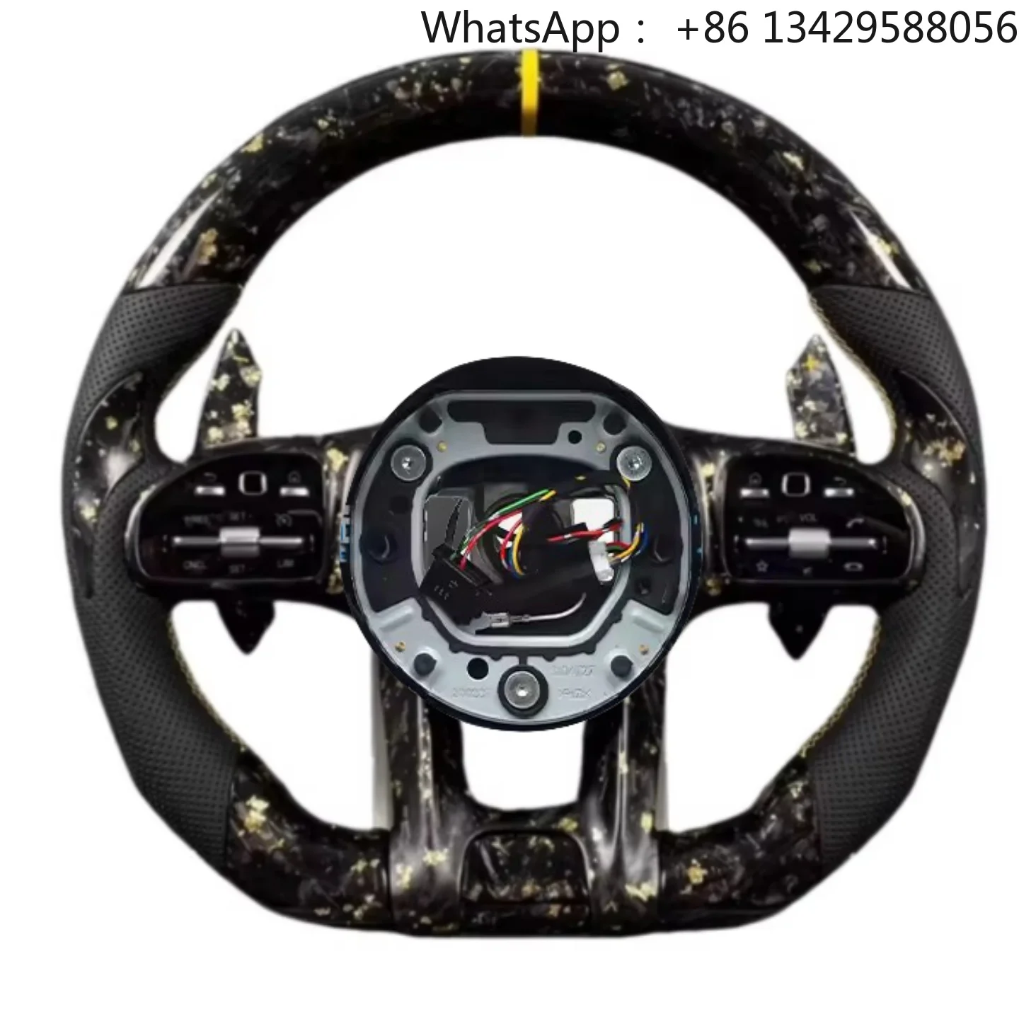 Carbon Fiber Steering Wheel for Mercedes-benz AMG W204 W205 W213 W212 W220 W221 W222 Gle 63 C63 Steering Wheel Car Accessories