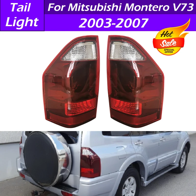 MN133765 MN133766 Car Rear Bumper Tail Light Reflector Brake Lamp Car Accessories For Mitsubishi Pajero V73 2003 2004 2005 2006