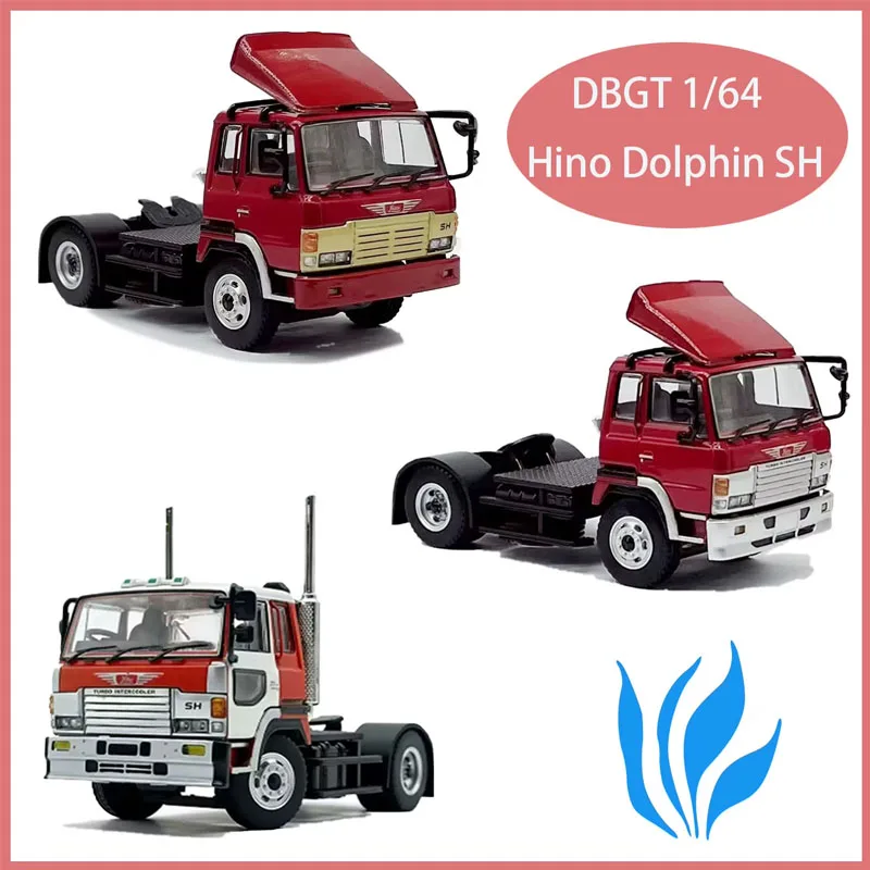 DBGT 1/64 Hino Dolphin SH Heavy Duty Towing Truck Dump Truck Alloy