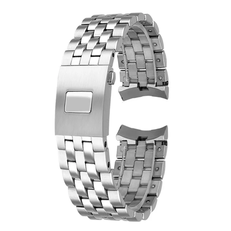 Higt quality 20m 21mm Stainless Steel Watchband for IWC Pilot Mark 17 18 IW377714 IW377717 IW377710 Watch Strap Bracelet for Men