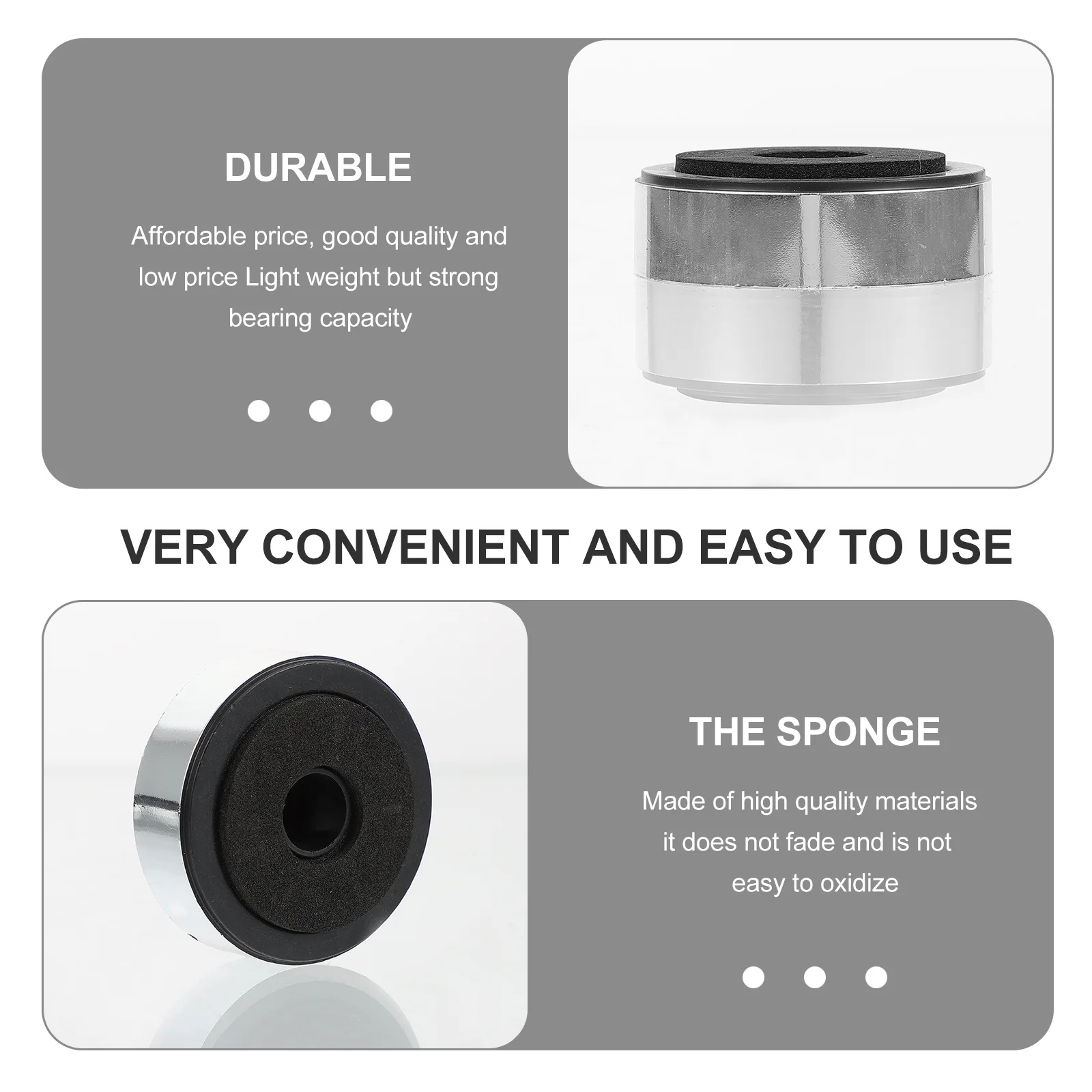 

12pcs Amplifier Foot Pads Speaker Chassis Furniture Isolation Load Bearing Environmentally Friendly Moisture