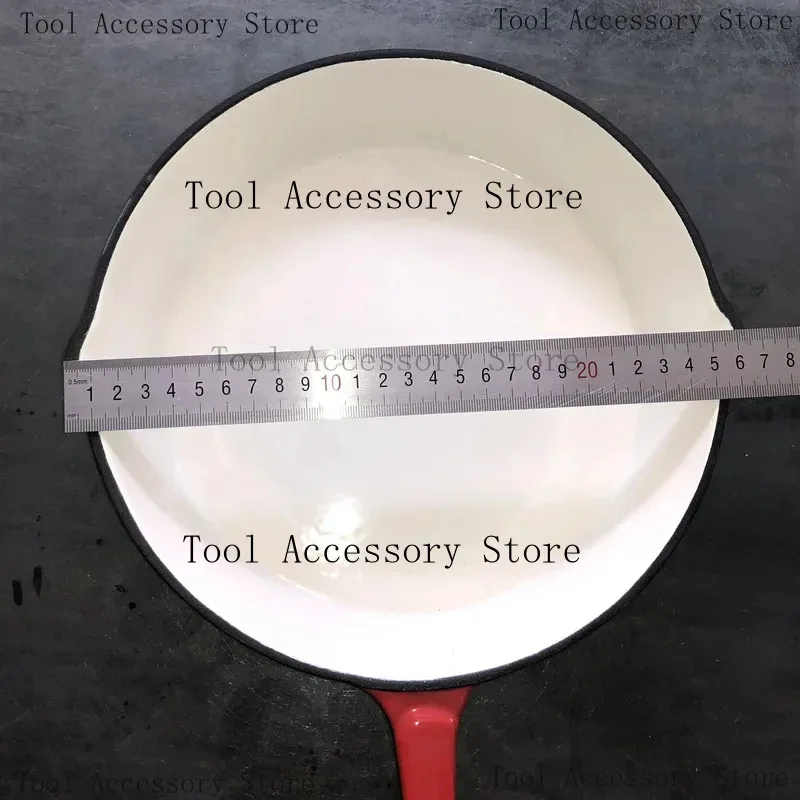 مصنع توريد تخصيص الحديد الزهر المينا وعاء الطبخ مقلاة مجموعة أواني المطبخ #5