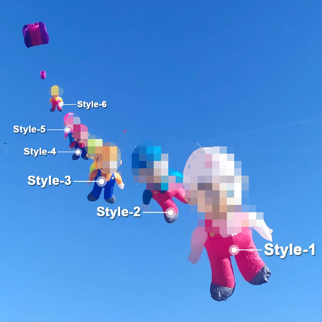 9KM 3.5m MAO Kite  Ripstop Nylon Fabric Line Laundry Kite Pendant Soft Inflatable Large Professional Kite for Adults with Bag