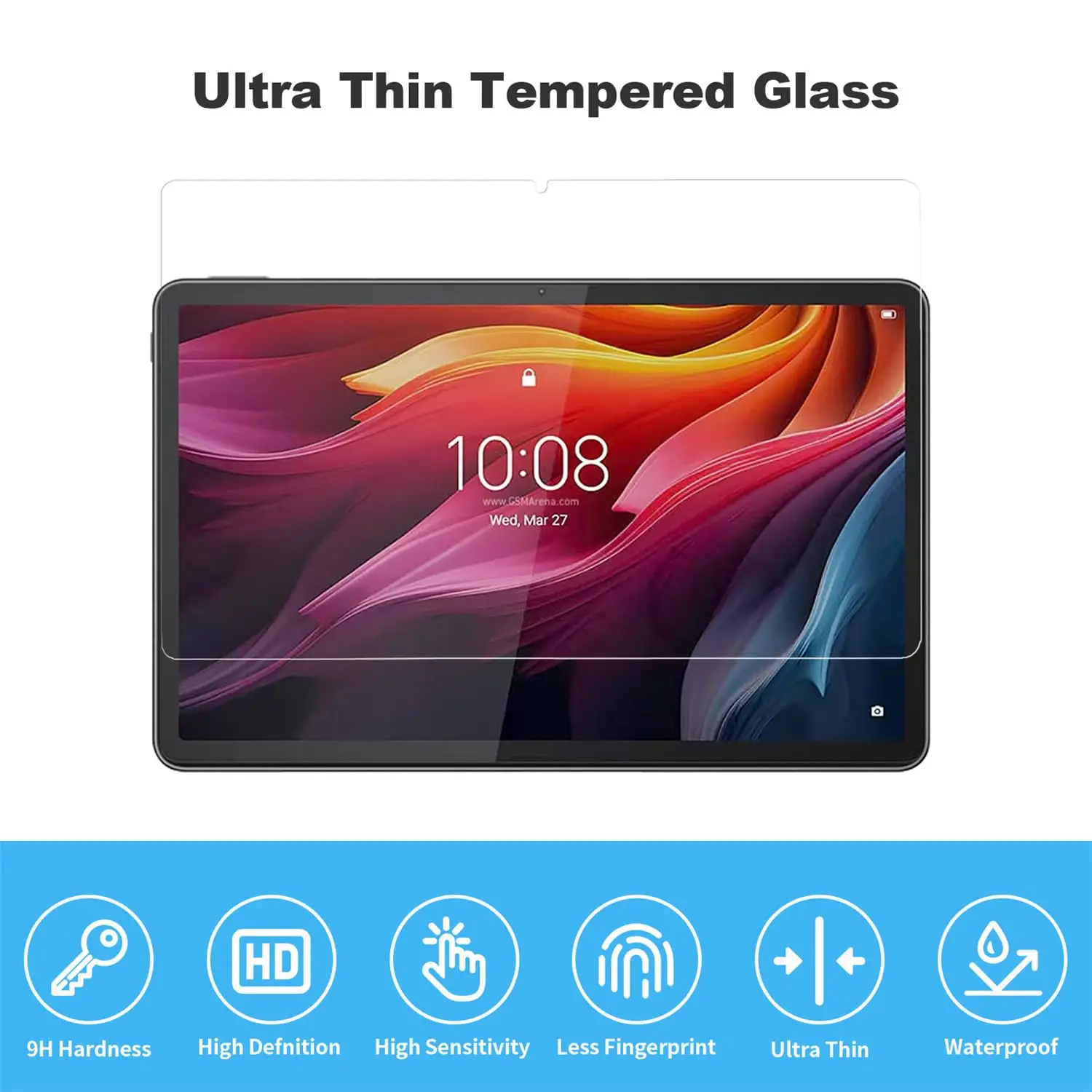 Tempered Film for Lenovo Tab K11 Plus (11.45") 2024 HD Screen Protector Tablet Protective Glass HD Transparent Anti-fall