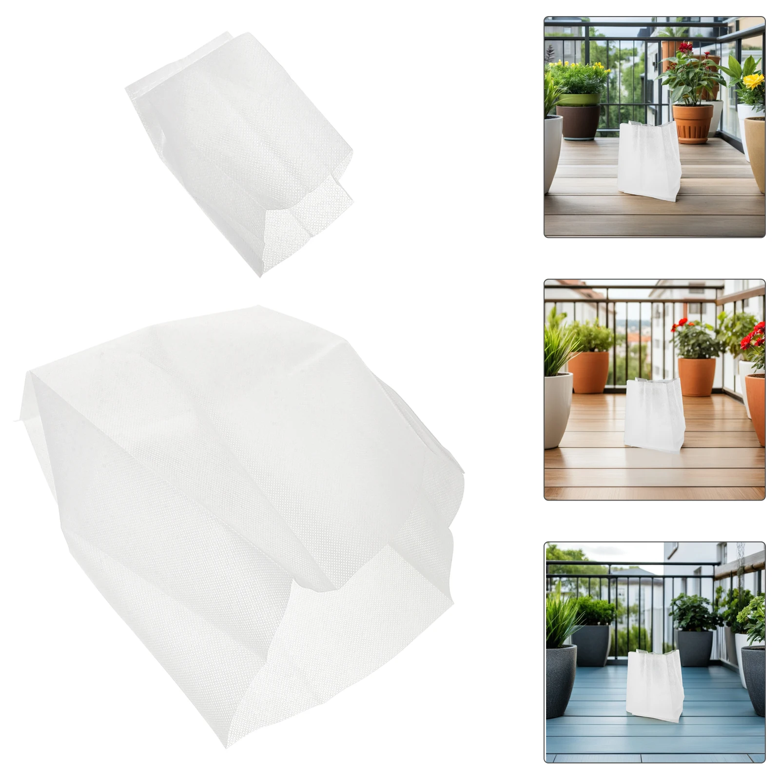 

200pcs Non-Woven Seedling Grow Bags 8X10Cm 20X20Cm Durable Fabric Plant Pots Breathable For Vegetables Flowers Garden Nursery