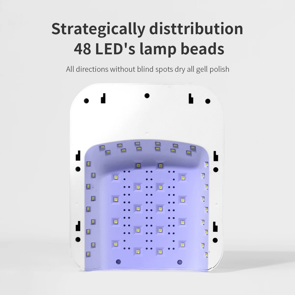 48W oplaadbare UV LED-nagellamp met handvat Snellere nageldroger Gellak Professionele uithardingslamp voor vingernagel-teennagel