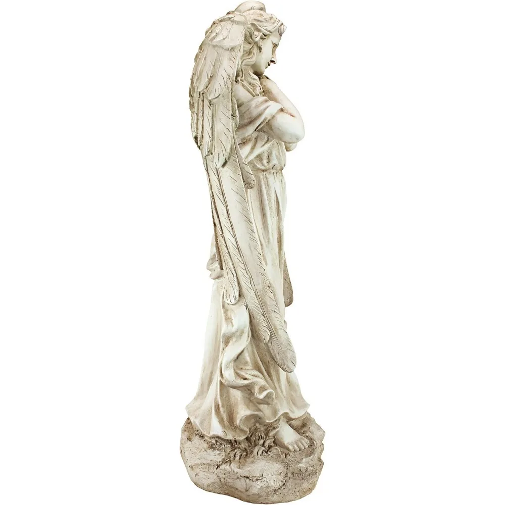 Statue of the Angel of Conscience in the Religious Garden of Konstanz, 32 inches, antique stone, home decor