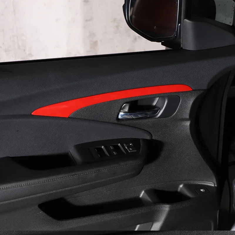 

Suetlcoity For Honda Pilot Ridgeline Passport 2016-2022 ABS Car Inner Doors Panel Cover Trim Sticker Interior Car Accessories